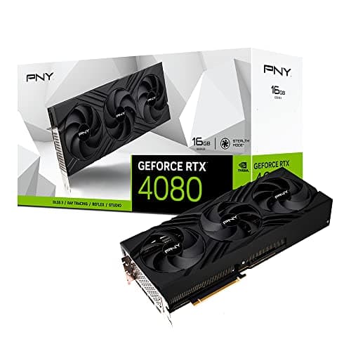 PNY VERTO GeForce RTX 4080 16GB GDDR6X Black main image
