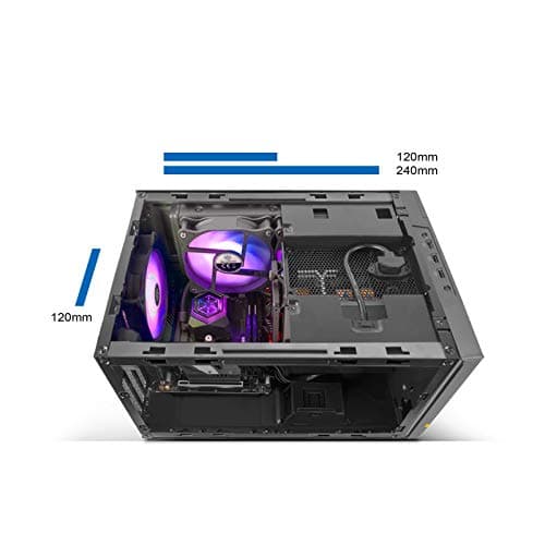 Silverstone SUGO 14 Mini-ITX Desktop Black / Yellow with USB 3.2 Gen 1 Type-A and USB 2.0 Type-A image