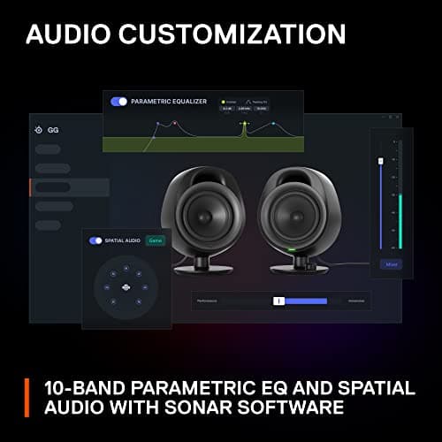 SteelSeries Arena 3 UK 2.0 Channel Black Speaker System image