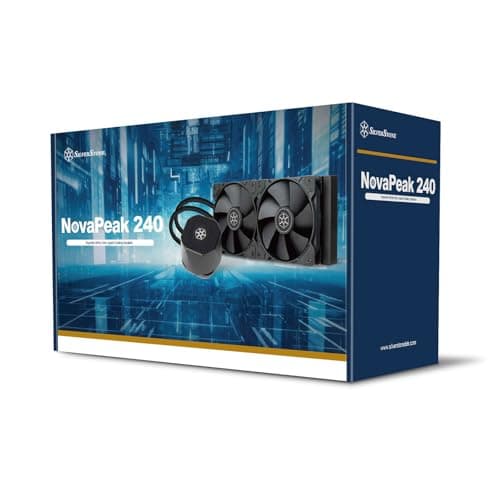 Silverstone NovaPeak Water 240mm 69.8 CFM Black image