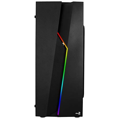Aerocool Bolt ATX Mid Tower Black with Acrylic Side Panel, USB 3.2 Gen 1 Type-A, USB 2.0 Type-A image
