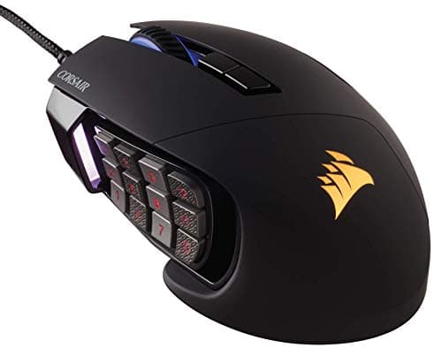 Corsair SCIMITAR RGB ELITE Wired Gaming Mouse - Black image
