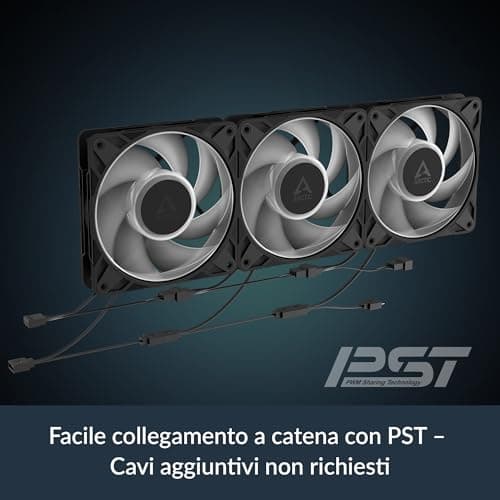 ARCTIC P12 Pro 120mm Black A-RGB PWM 77 CFM image