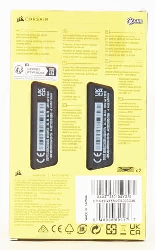 Corsair Vengeance Black DDR5-6000 CL36 32GB (2x16GB) image