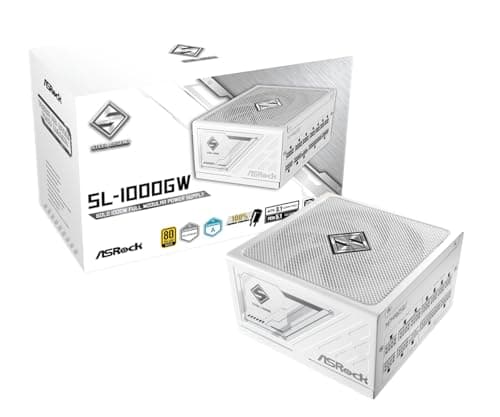 ASRock Steel Legend SL-1000GW White 1000W Fully Modular 80+ Gold main image