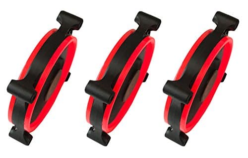 Apevia C 120mm Black/Red Red LED 3-Pack image