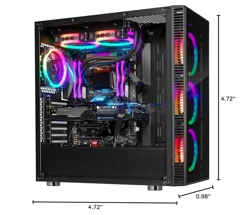 Rosewill RGBF-S12001 120mm Addressable RGB PWM 41.2 CFM Black 3-Pack image