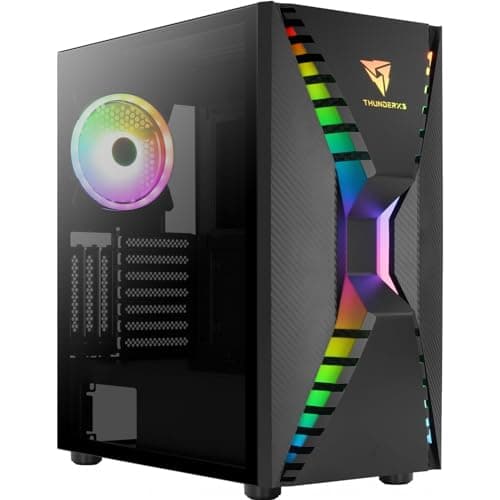 Aerocool Cronus ATX Mid Tower Black with Tempered Glass Side Panel and USB 3.2 Gen 1 Type-A image