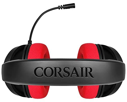 Corsair HS35 Closed Black / Red Gaming Headset image