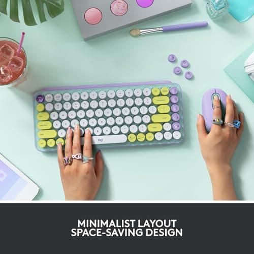 Logitech POP Keys Daydream Bluetooth/Wireless Mini Keyboard image