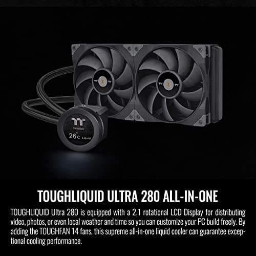 Thermaltake TOUGHLIQUID Ultra 119.1 CFM Water 280mm Black image