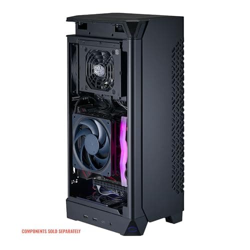 Cooler Master NCORE 100 AIR Mini-ITX Tower Black with Mesh Side Panel and Front USB 3.2 Gen 2x2 Type-C, USB 3.2 Gen 1 Type-A image