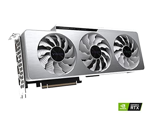 Gigabyte GeForce RTX 3070 Ti Vision OC 8GB GDDR6X White / Silver image