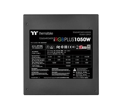 Thermaltake Toughpower iRGB PLUS 1000W Fully Modular 80+ Platinum Certified image