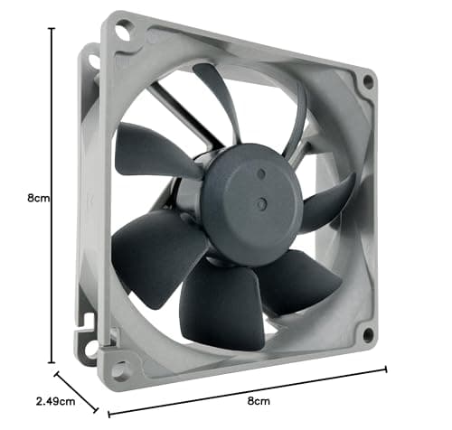 Noctua R8 redux-1800 80mm Black / Gray PWM image