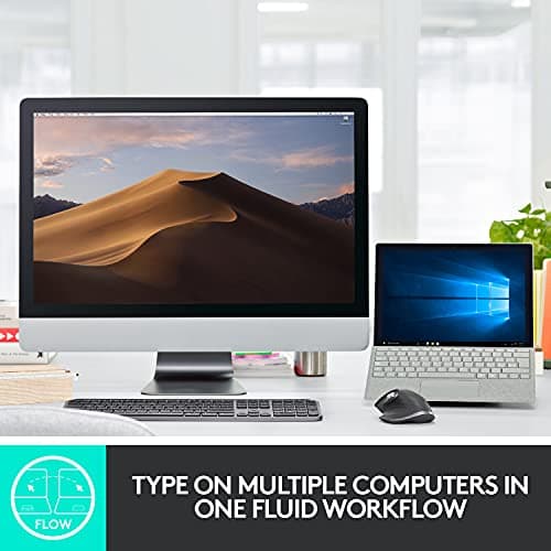 Logitech MX Keys Advanced Wireless Illuminated Keyboard - Graphite image