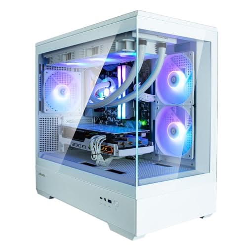 Zalman P30 Micro ATX Mini Tower White Tempered Glass Side Panel image