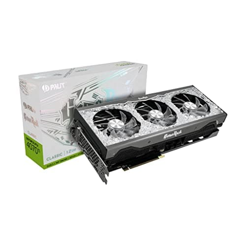 Palit GameRock Classic OC GeForce RTX 4070 Ti 12GB GDDR6X Silver image