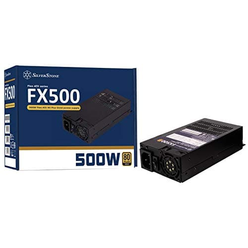 Silverstone FX500-G Black Flex ATX 500W Non-Modular 80+ Gold Certified image