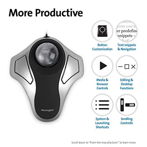 Kensington 64327 Wired Trackball Mouse image