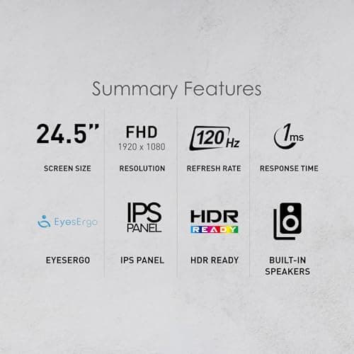 MSI PRO MP251W E2 24.5" 1080p 120Hz IPS Monitor image