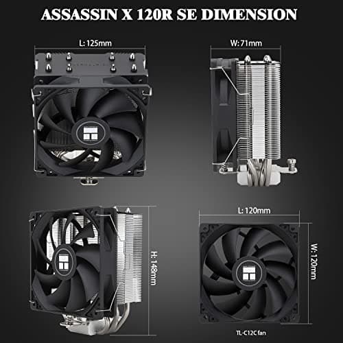 Thermalright Assassin X 120 Refined SE Air 120mm Black / Silver image