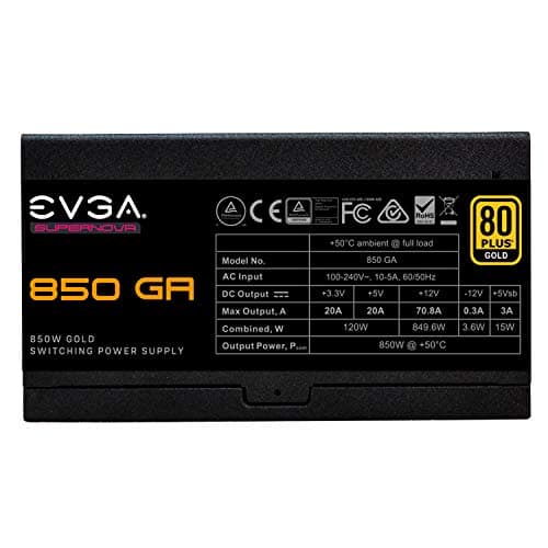 EVGA SuperNOVA 850 GA 850W Fully Modular 80+ Gold Certified image