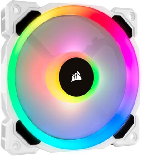 Corsair LL120 120mm RGB PWM 63 CFM White 1-Pack main image