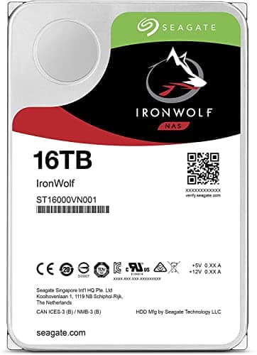 Seagate IronWolf ST16000VN001 - hard drive - 16 TB - SATA 6Gb/s image
