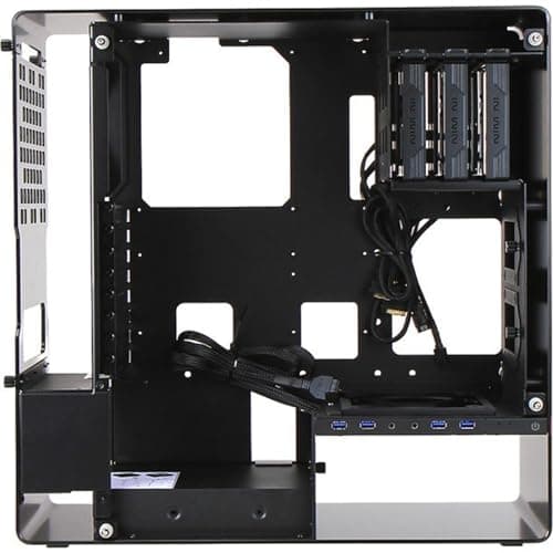 In Win 904 ATX Mid Tower Black with Tempered Glass Side Panel and USB 3.2 Gen 1 Type-A Front Panel image