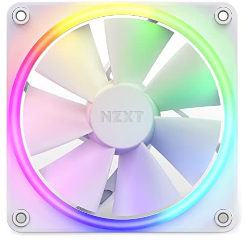NZXT F120 120mm White Addressable RGB PWM 50.18 CFM 1-Pack image