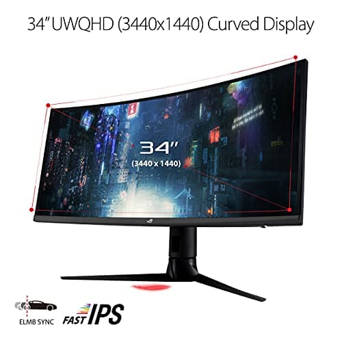 Asus ROG Strix XG349C 34.1" 3440x1440 180Hz IPS Curved Monitor image
