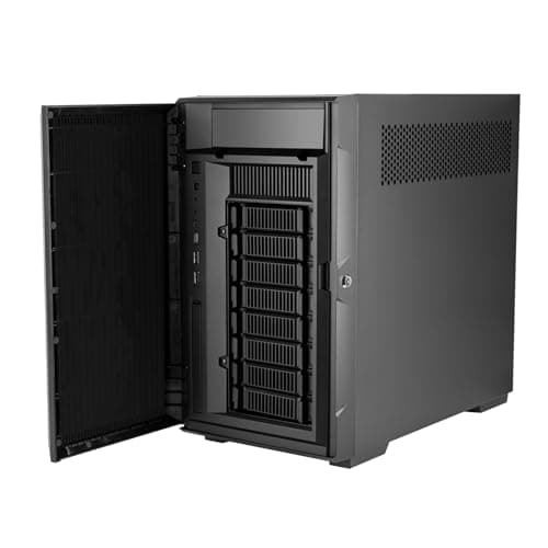 Silverstone CS382 ATX Mid Tower Black with USB 3.2 Gen 2 Type-C and USB 3.2 Gen 1 Type-A image