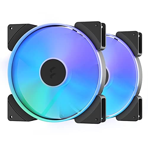 Fractal Design Prisma AL 180mm Black PWM Addressable RGB 2-Pack image