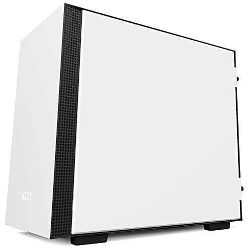 NZXT H200 - White - Mini-ITX PC Gaming Case - Tempered Glass Panel - All-Steel Construction - Enhanced Cable Management System - Water Cooling Ready image