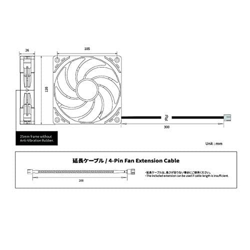 Scythe Wonder Snail 120mm Black PWM 77.23 CFM image