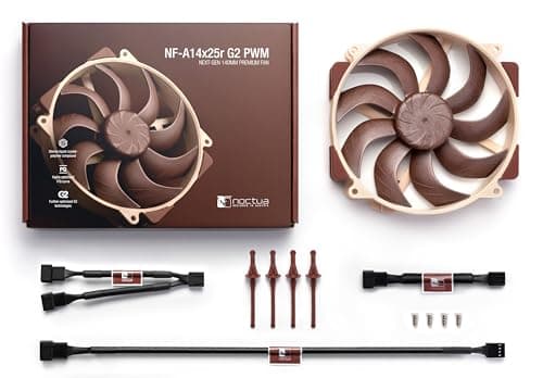 Noctua NF-A14x25r G2 140mm Brown PWM 91.58 CFM image