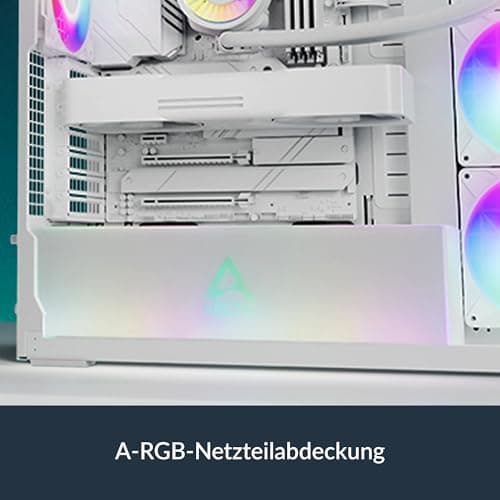 ARCTIC Xtender VG ATX Mid Tower White Tempered Glass image