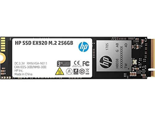 HP EX920 256GB M.2 SSD PCIe 3.0 NVMe main image