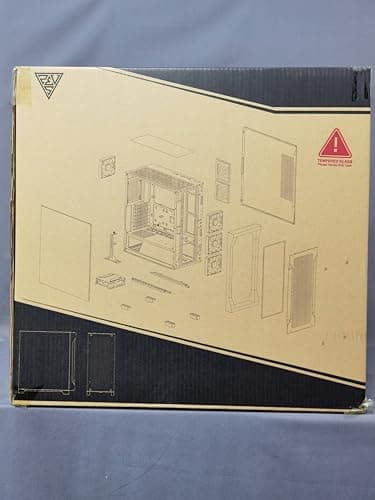 GAMDIAS ATHENA P1 ATX Mid Tower Black with Tempered Glass Side Panel and USB 3.2 Gen 1 Type-C, USB 3.2 Gen 1 Type-A, USB 2.0 Type-A image