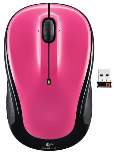 Logitech M325 Optical Wireless Pink / Black Mouse image