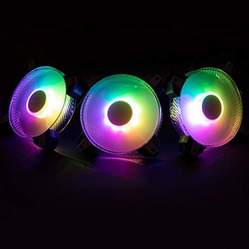 In Win Saturn ASN120 120mm White / Black PWM Addressable RGB 77.17 CFM 3-Pack image
