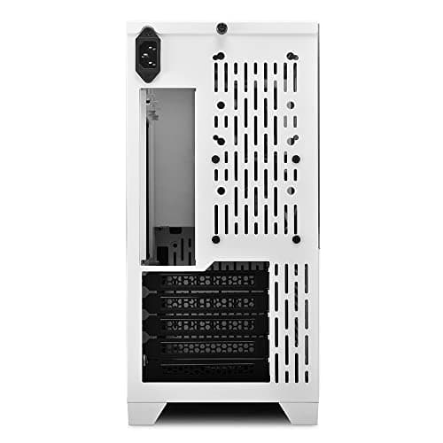 SHARKOON MS-Z1000 Micro ATX Mid Tower White Tempered Glass Side Panel with USB 3.2 Gen 1 Type-A Front Panel image