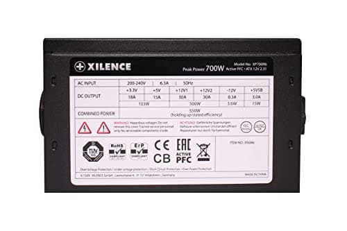 Xilence XP700R6 Black / Red ATX 700W Non-Modular image