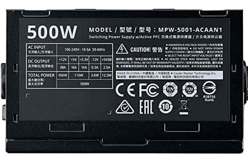 Cooler Master Elite V3 Black 500W Non-Modular image