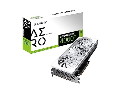 Gigabyte AERO OC GeForce RTX 4060 Ti 16GB GDDR6 White / Silver image