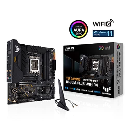 Asus B660 TUF GAMING B660M-PLUS WIFI D4 DDR4 Micro ATX image