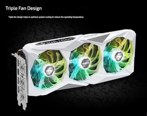 ASRock Steel Legend OC Radeon RX 7600 8GB GDDR6 White image