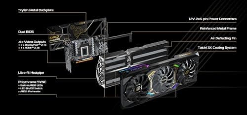 ASRock Radeon RX 9070 XT Taichi OC 16GB GDDR6 Black image