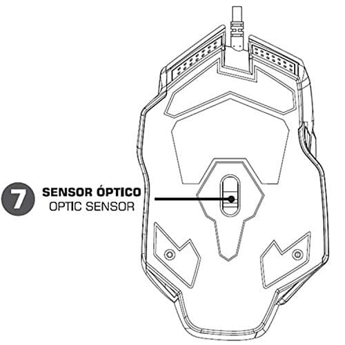 YEYIAN Sabre 1002 Wired Optical Gaming Mouse image